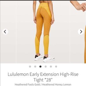 Lululemon high rise tight